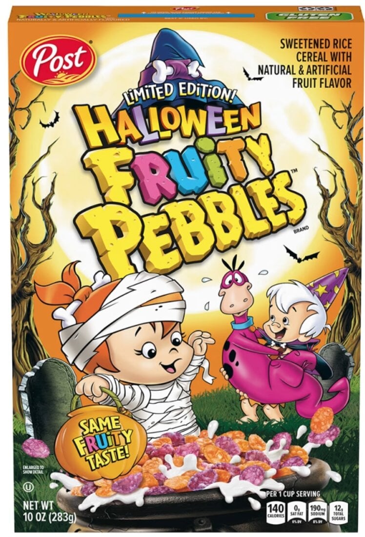 Сухий сніданок Halloween Fruity Pebbles Cereal 283 г (1696210259)