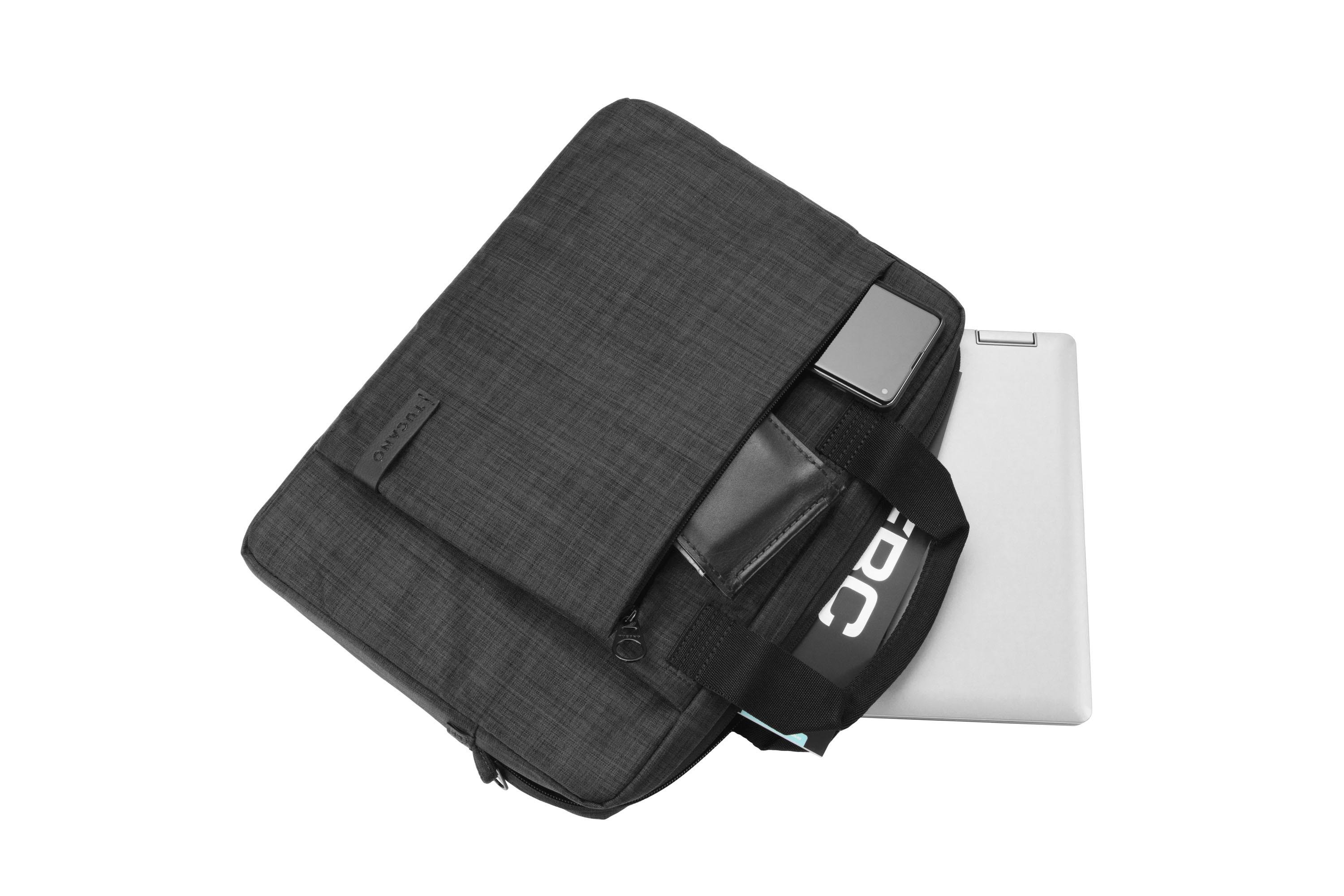 Сумка для ноутбука Tucano Svolta Slim Bag PC 13.3/14" Чорний (ERC-BSVO1314) - фото 9