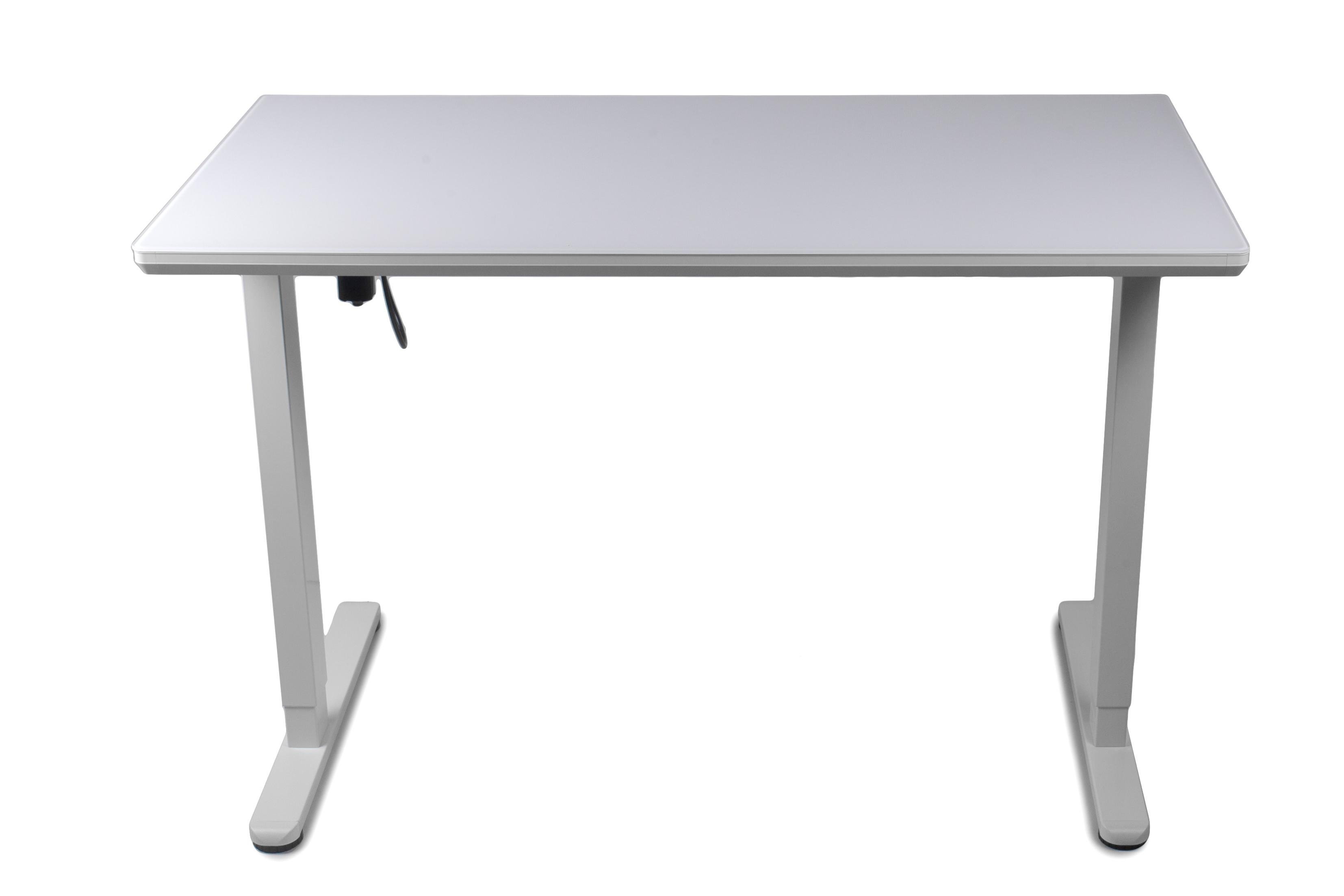 Стіл регульований Barsky StandUp white glass BST-12new 1200x600 мм (24767594)