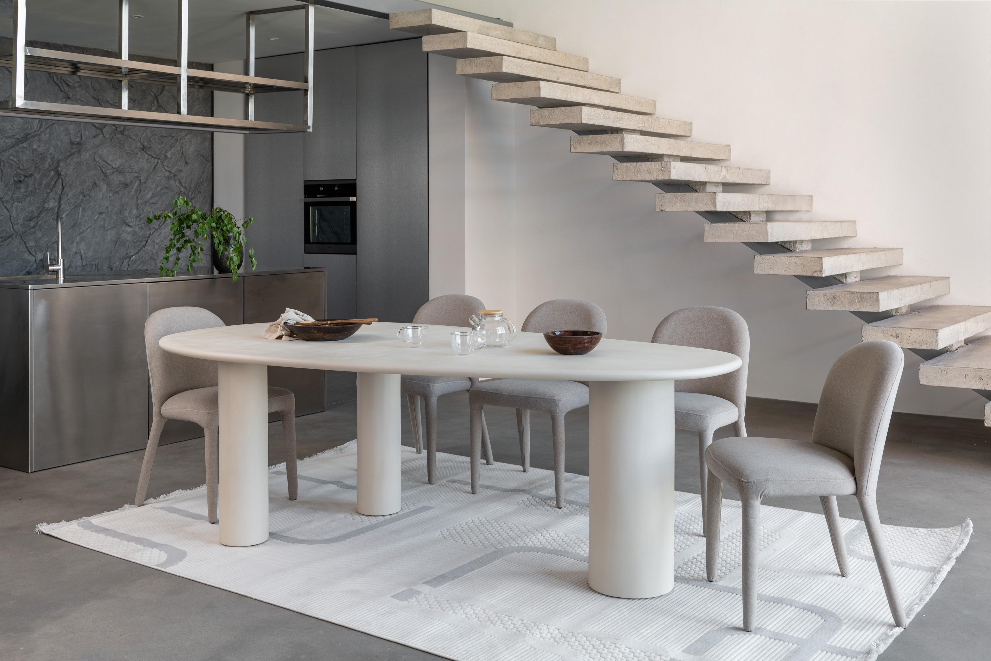 Стіл обідній Бастіано Ветро 2300/1000/760 мм Матовий бетон (TМ-225) - фото 8 Стіл обідній Бастіано Ветро 2300/1000/760 мм Матовий бетон (TМ-225) - фото 8