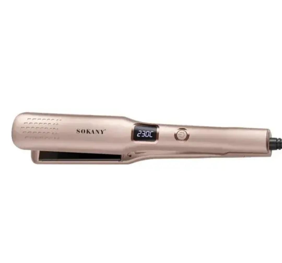 Плойка випрямляч для волосся Sokany SK-15009 з регулятором температури Рожевий - фото 2 Плойка випрямляч для волосся Sokany SK-15009 з регулятором температури Рожевий - фото 2