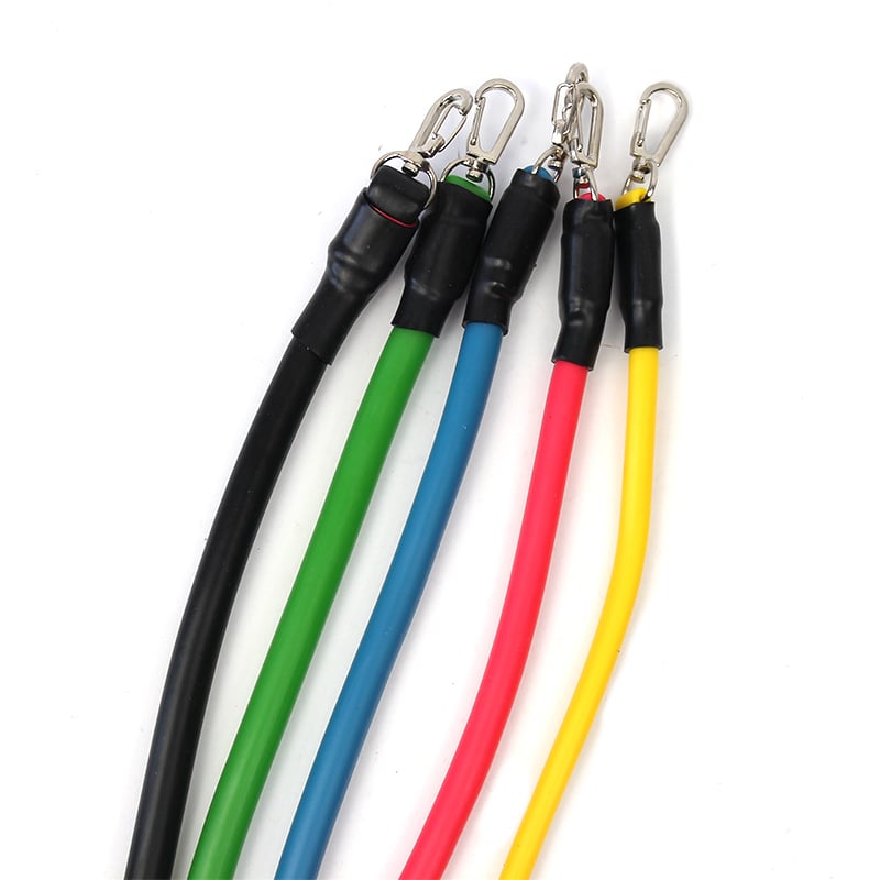 Набір трубчастих еспандерів для фітнесу і вправ 5 шт. 151139 - фото 5 Набір трубчастих еспандерів для фітнесу і вправ 5 шт. 151139 - фото 5