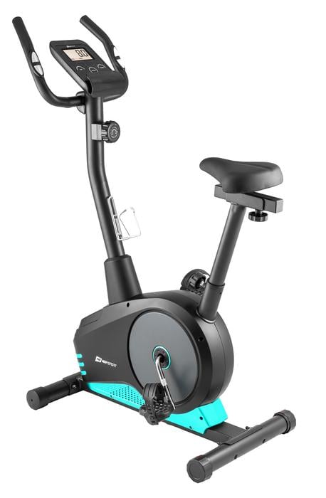Велотренажер магнитный Hop-Sport HS-2080 Spark-2020 Черно-бирюзовый