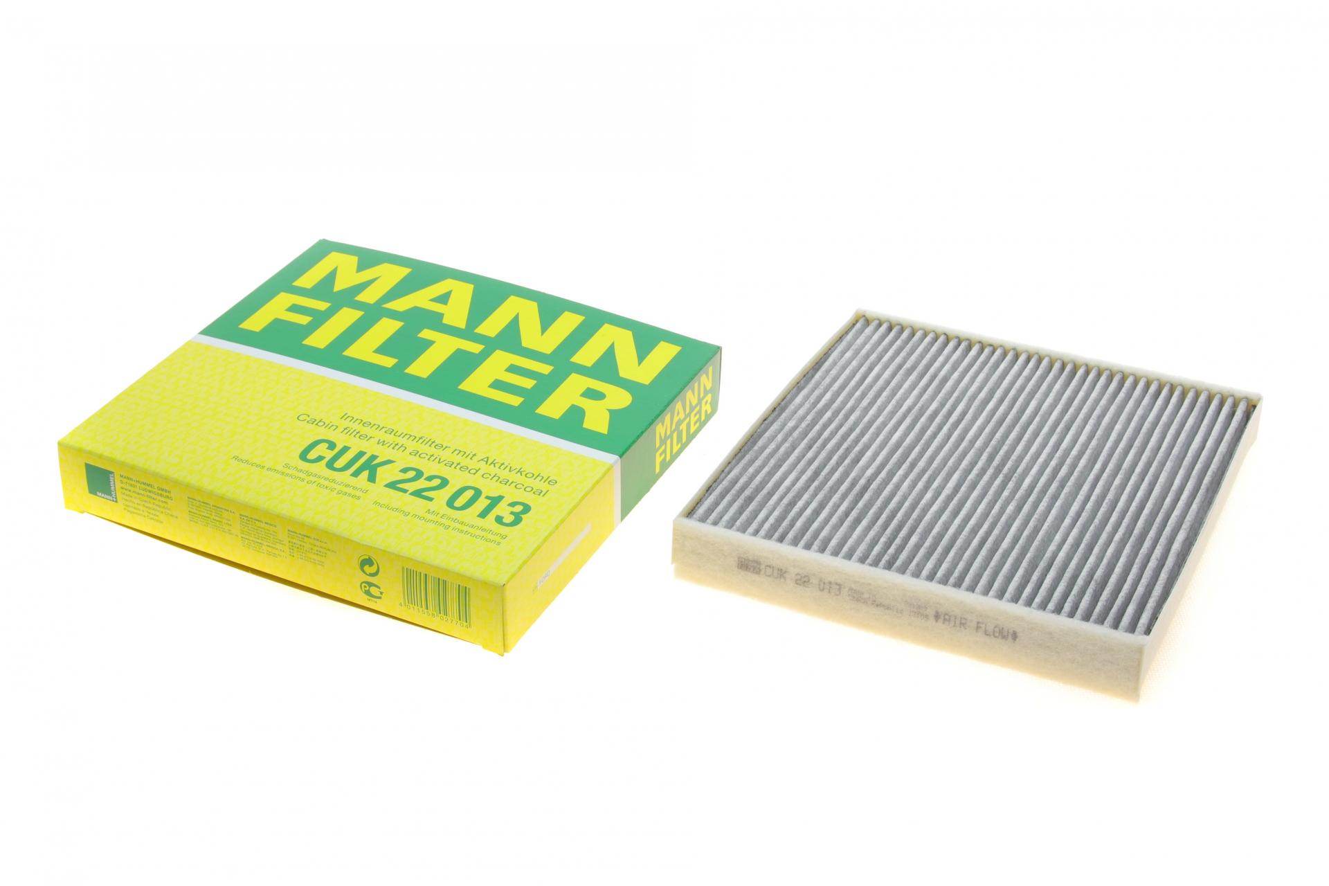 Фильтр салона Mann-Filter для Ford Transit 06-14 угольный (CUK 22 013)