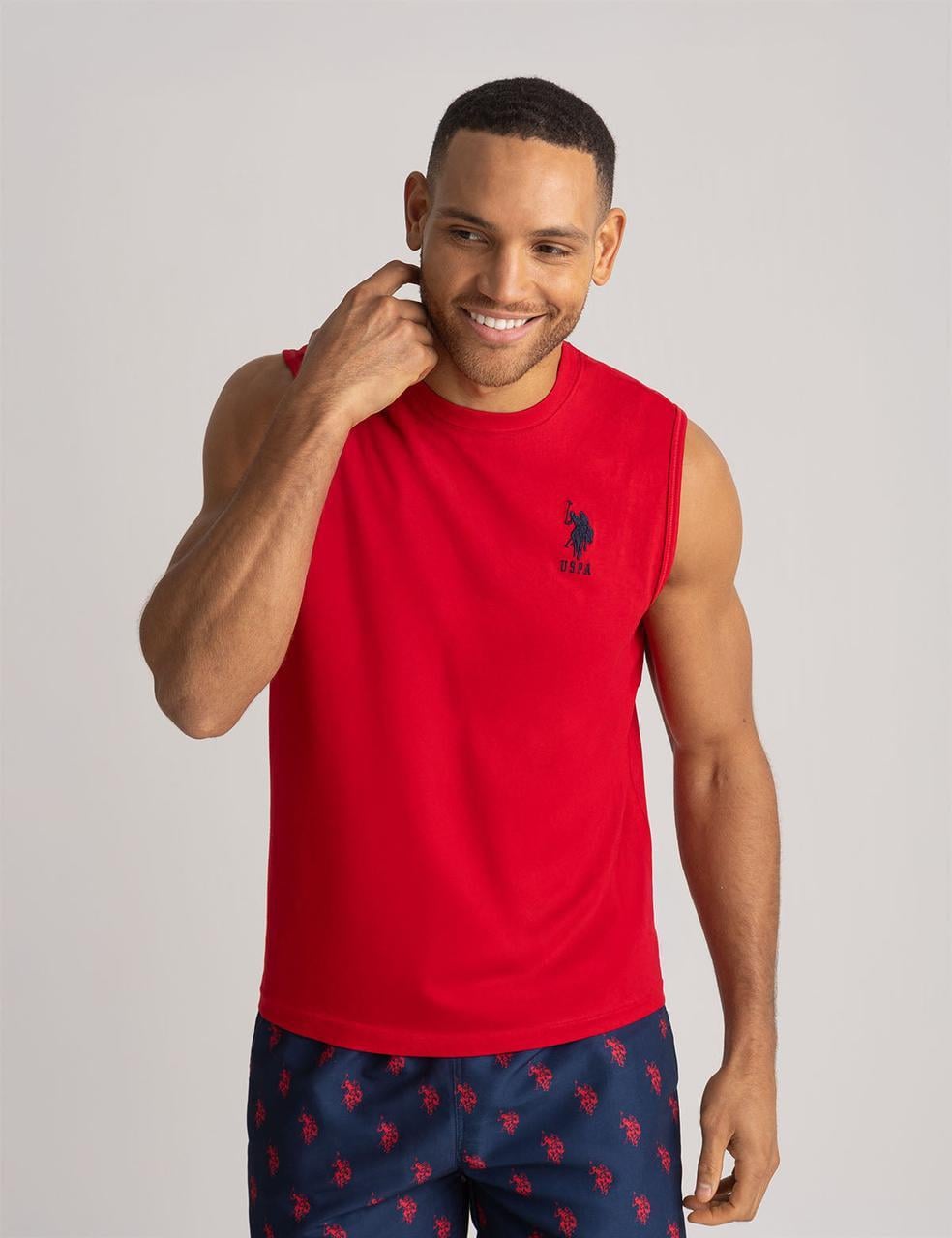 Майка мужская спортивная U.S. Polo ASSN LOGO MUSCLE M Красный (4825516296367) Майка мужская спортивная U.S. Polo ASSN LOGO MUSCLE M Красный (4825516296367)