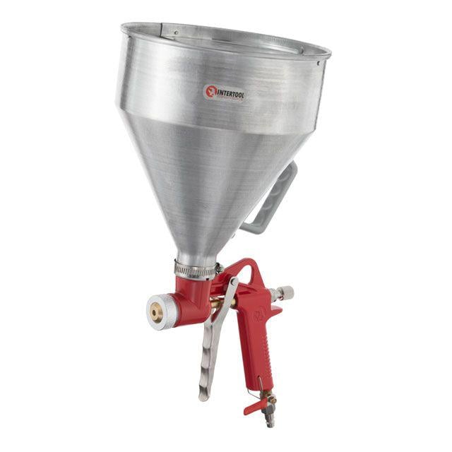 Распылитель штукатурный пневматический форсунки Intertool 4/6/8 мм верхний металл 6 л/6 бар (000028113) - фото 2 Распылитель штукатурный пневматический форсунки Intertool 4/6/8 мм верхний металл 6 л/6 бар (000028113) - фото 2