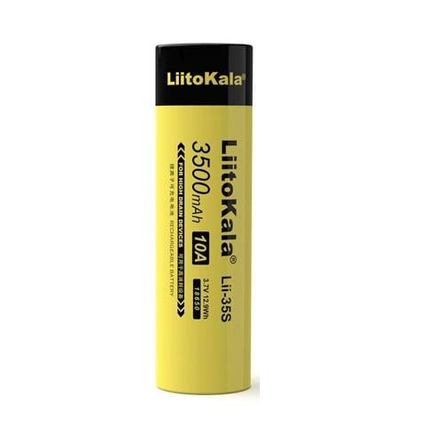 Аккумулятор LiitoKala Lii-35S 18650 высокоточный Li-ion 3,7V 3500 mAh 10А (5376)