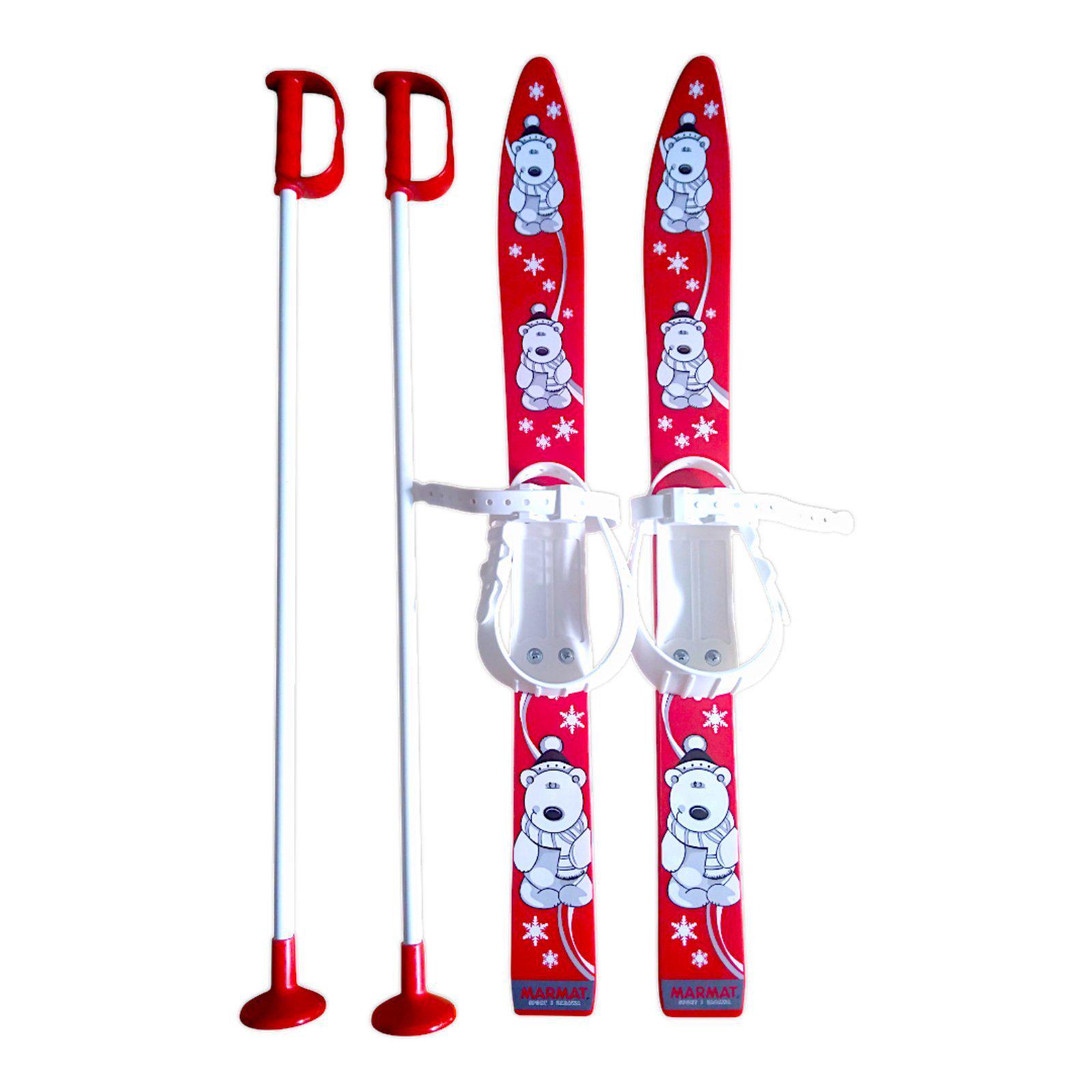 Набір лижний дитячий Marmat 70 см Червоний (11280) - фото 1