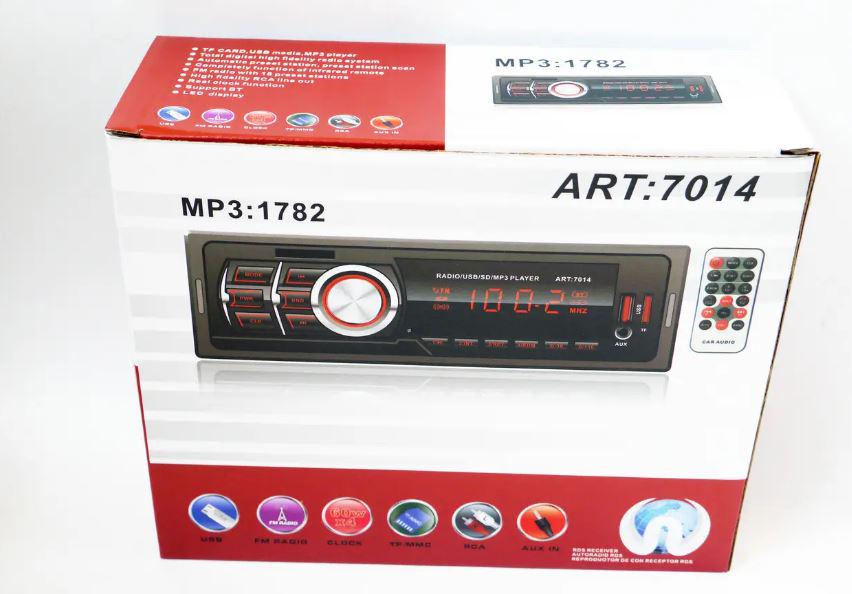 Автомагнітола 1DIN 1782 ISO MP3 Player/FM/USB/microSD/AUX (17465) - фото 5