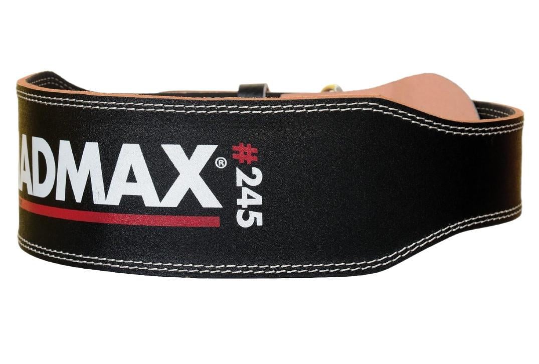 Пояс для тяжелой атлетики MadMax MFB-245 кожаный XL Black (15738007)
