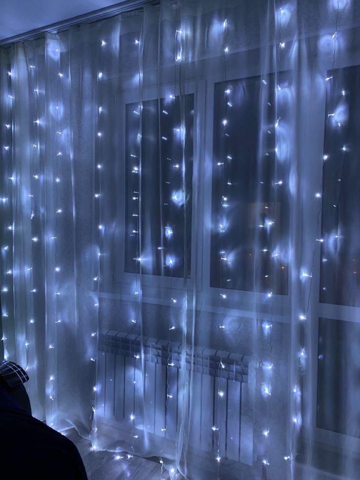Гірлянда штора силіконовая від розетки 200 LED ламп 2x2 м 220В Білий