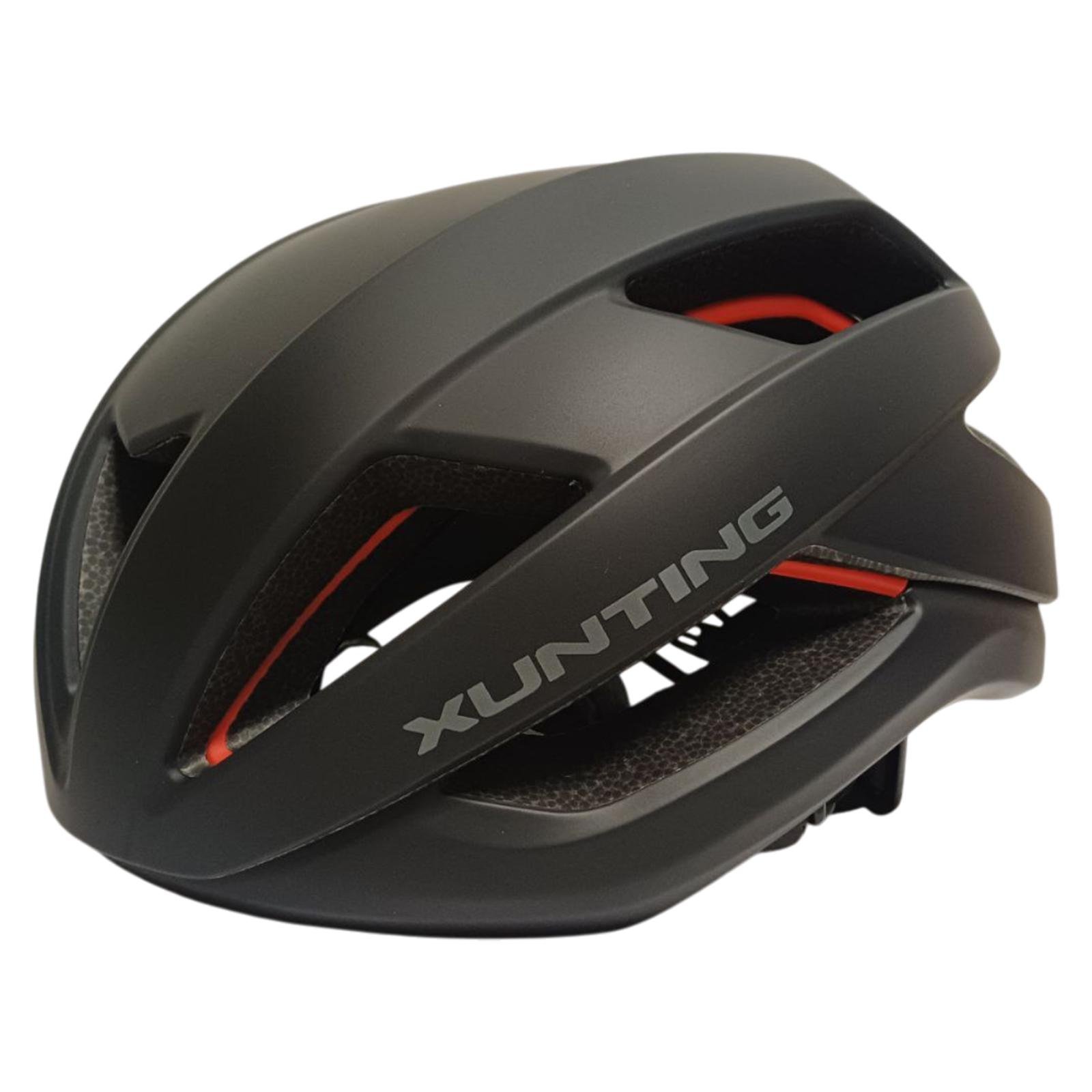 Велосипедний шолом In-Mold XunTing XH-54 Розмір M 54-59 см Чорний/Червоний (XT-XH54-6810)