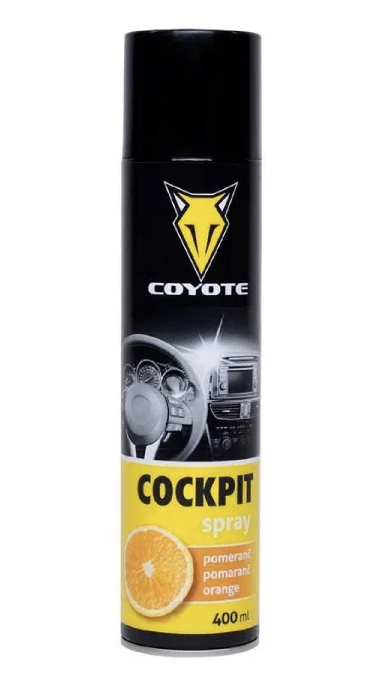 Спрей-очиститель панелей приборов автомобилей COYOTE Апельсин 400 мл (29518842)