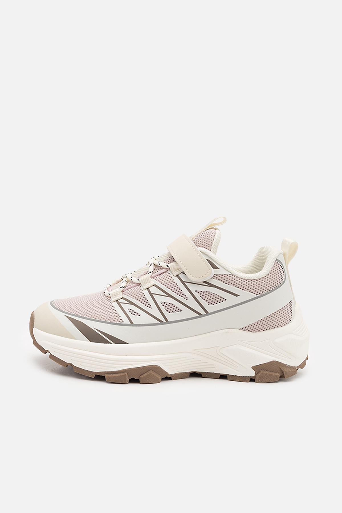 Кросівки на плоскій підошві для дівчинки р. 33 Бежевий (SKT001033105)