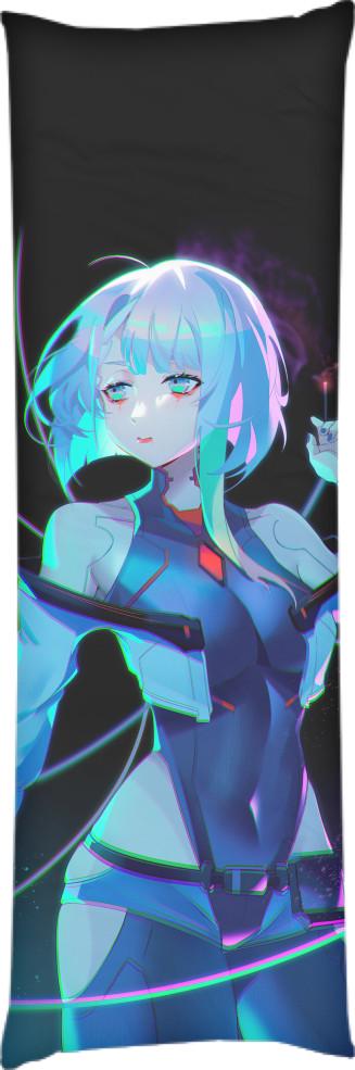 Подушка дакимакура Cyberpunk Edgerunners Lucyna 3 60x180 см (14098048)