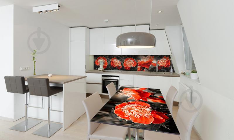 Наклейка виниловая на стол Zatarga «Красные пионы 02» 650х1200 мм Z180346/1st Наклейка виниловая на стол Zatarga «Красные пионы 02» 650х1200 мм Z180346/1st