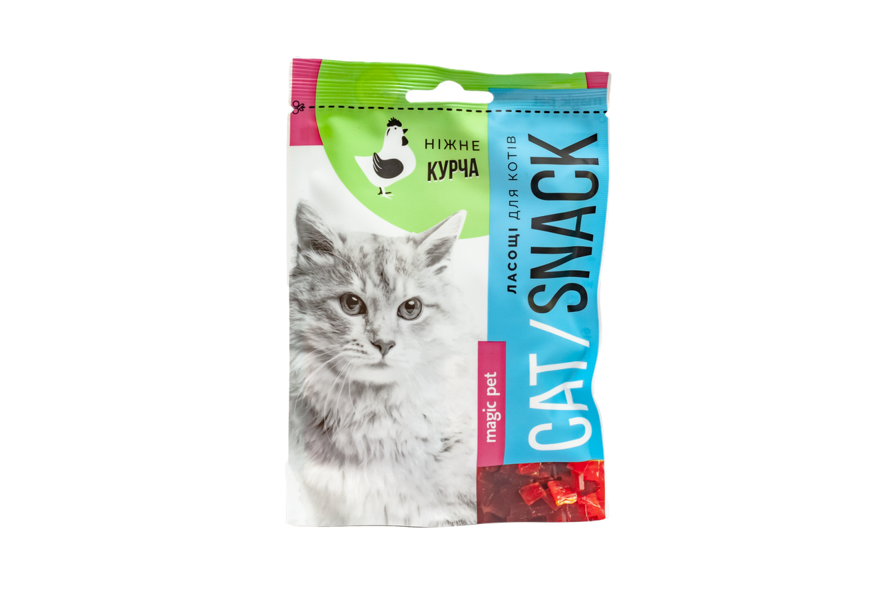 Ласощі для кішок Cat Snack Ніжна курочка 50 г (pt56)