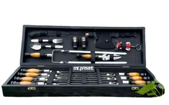 Набір шампурів Black барбекюу кейсі (19211288)