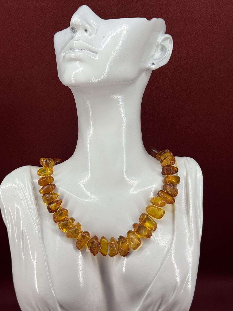 Бусы из янтаря лечебные 45 см (н-749)