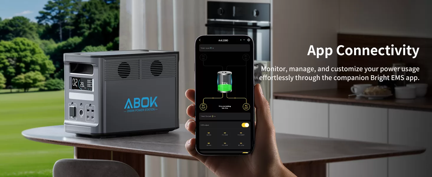 Зарядна станція ABOK Power Station 3072 Вт·год з додатковим акумулятором до зарядної станції (30631190) - фото 6