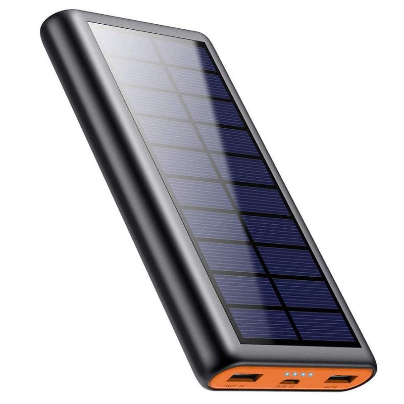Портативное зарядное устройство Solar 26800 mAh ‎HX160S4 с солнечной панелью Orange (0057)