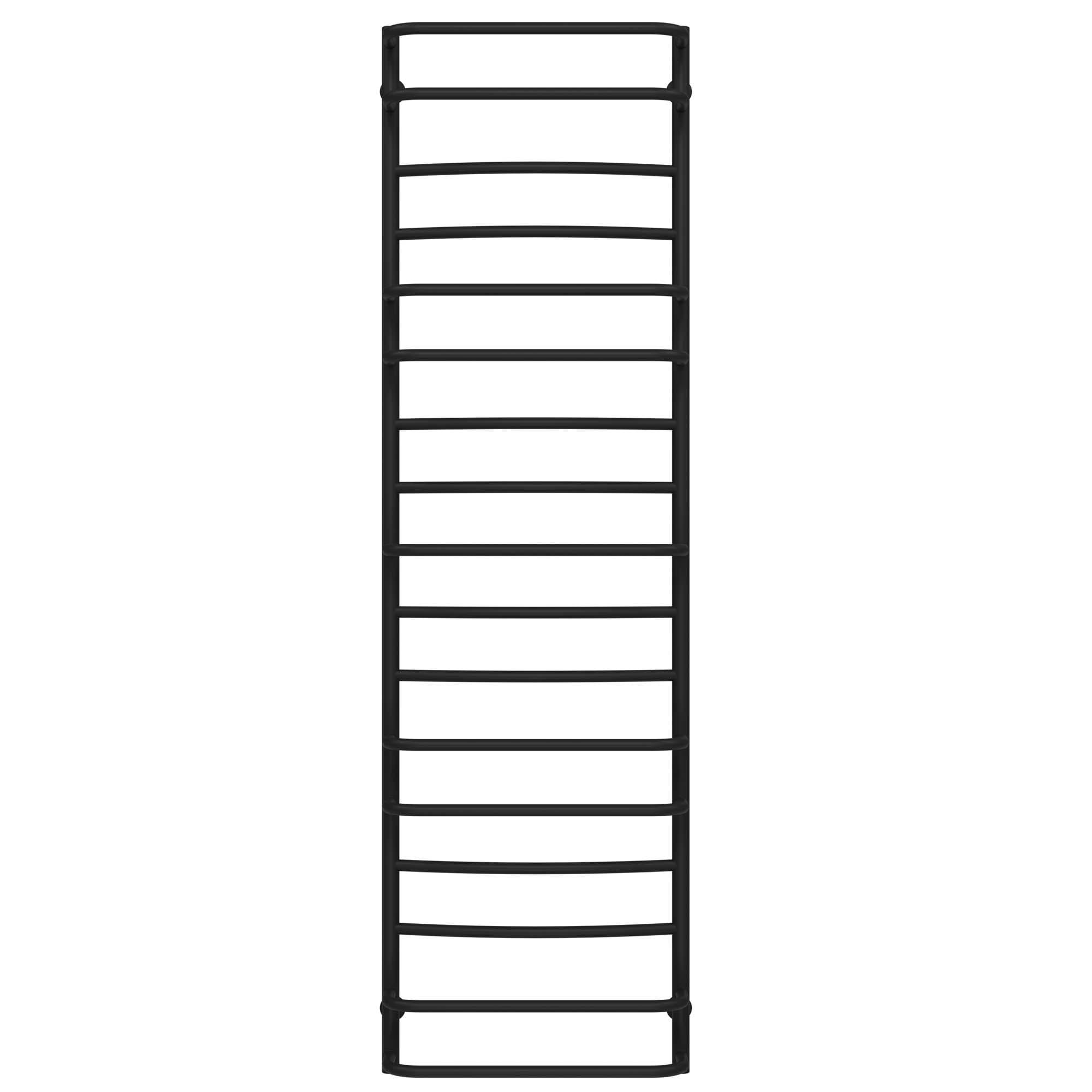 Полотенцесушитель водяной Deffi Аквамикс П17 нижнее подключение нержавеющая сталь 500х1800 мм Черный (C.AM.180.50.17.B.A)