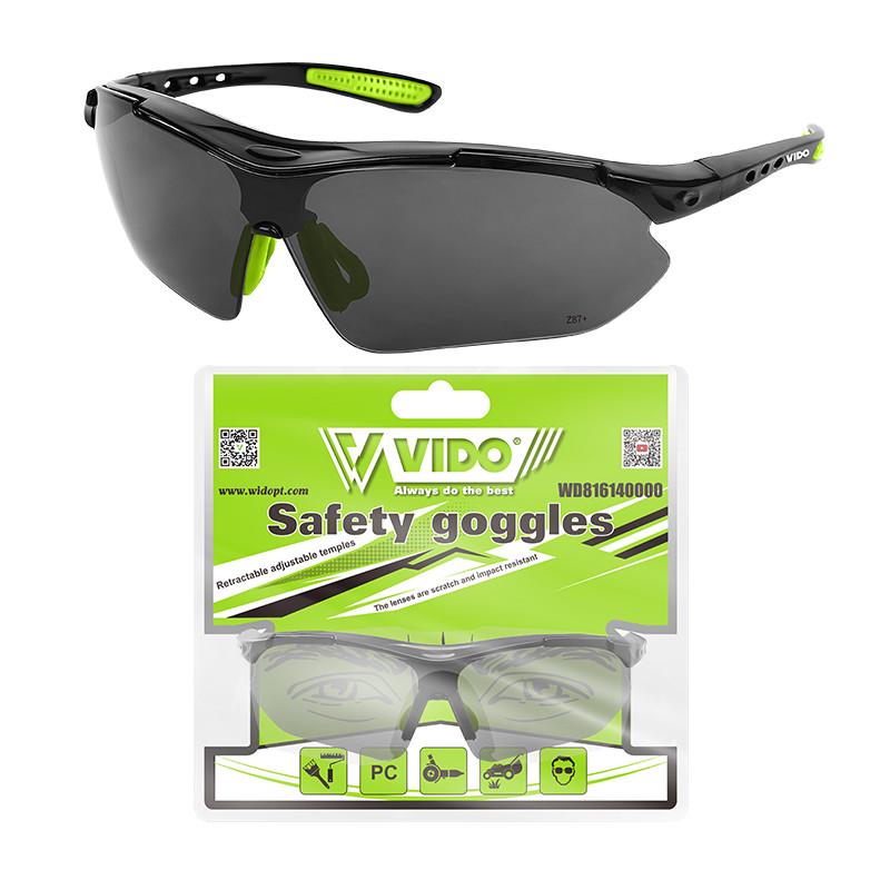 Окуляри захисні Vido WD816140000 Чорний (27648858) - фото 2 Окуляри захисні Vido WD816140000 Чорний (27648858) - фото 2