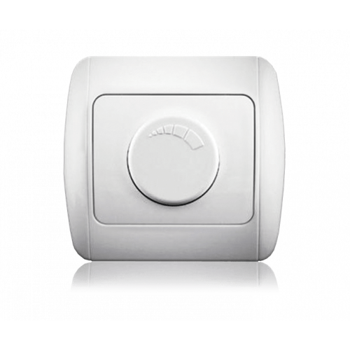 Димер светорегулятор Erste Electric Classic поворотный 9-200 Вт Белый (9201-71W)