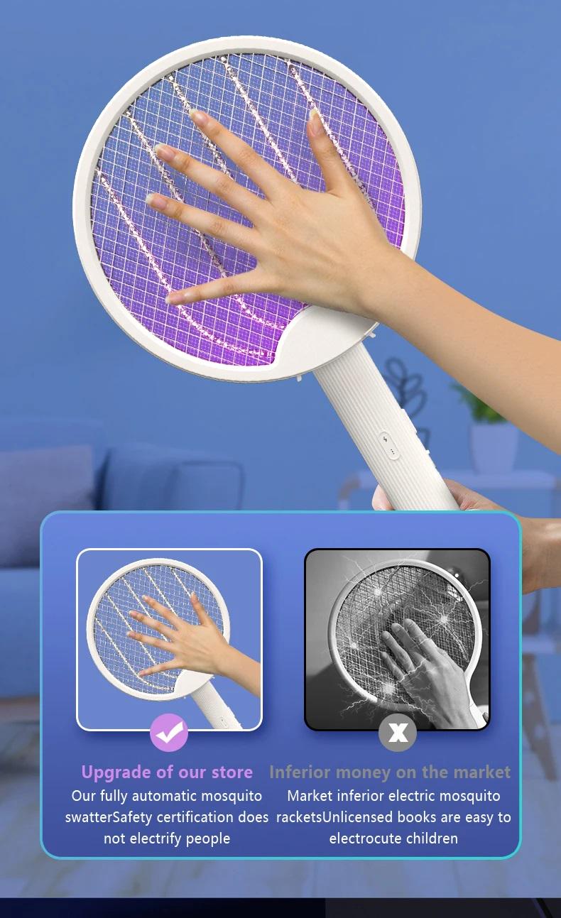 Мухобойка в виде ракетки электрическая (88_Four in one) - фото 10