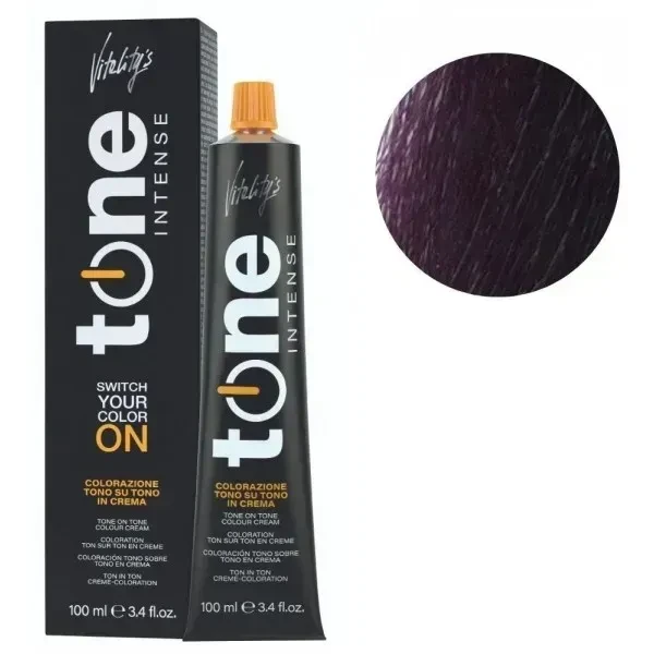 Крем-краска для волос тонирующая безамиачная Tone Intense Vitality's 5/88 Глубокий фиолетовый светло-каштановый 100 мл
