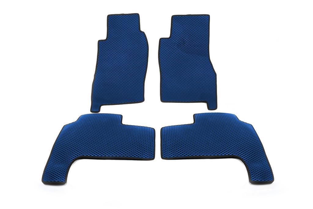 Коврики EVA длинный 4 штук Digital Designs для Nissan Patrol Y61 1997-2011 гг. этилвинилацетат Синий