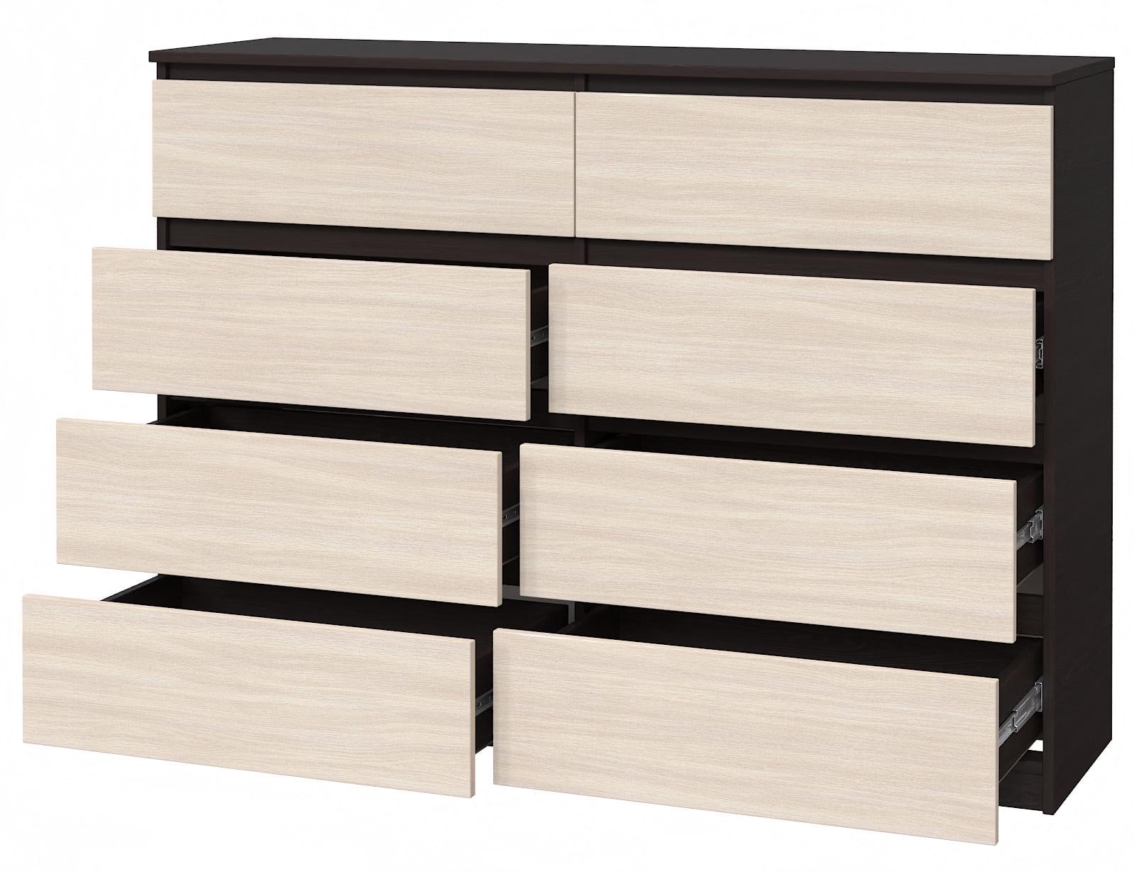 Комод Мастер Форм Брайт ДСП 1300х376х950 мм Венге магія/Дуб молочний (20104) - фото 2 Комод Мастер Форм Брайт ДСП 1300х376х950 мм Венге магія/Дуб молочний (20104) - фото 2