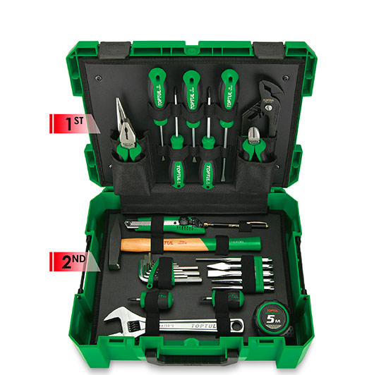Ящик з інструментом Toptul модульний 104 предмети (GCZ-104A)