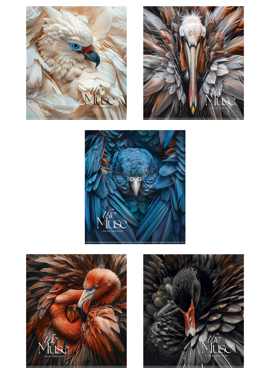 Зошити загальні Школярик THE MUSE у клітинку 96 арк. 5 шт. (3444 4820006471385)