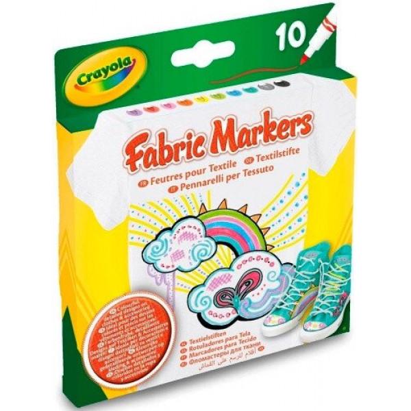 Фломастеры Crayola для рисования по ткани (58-8633)