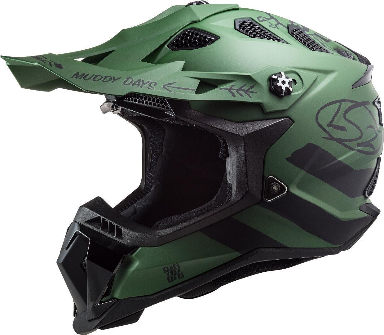 Мотошлем LS2 MX700 Subverter EVO Cargo XL Matt Green (21208)
