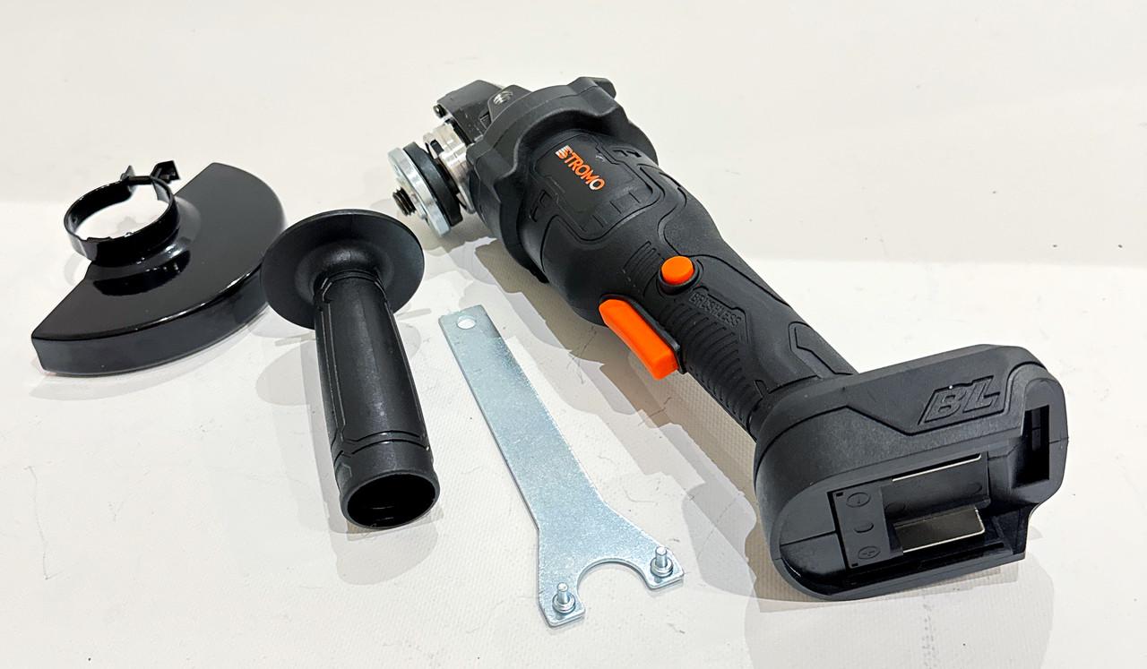Болгарка аккумуляторная бесщеточная 20V4Ah Stromo AGA216 без аккумулятора и зарядного устройства 125 мм (2104993324) - фото 4 Болгарка аккумуляторная бесщеточная 20V4Ah Stromo AGA216 без аккумулятора и зарядного устройства 125 мм (2104993324) - фото 4