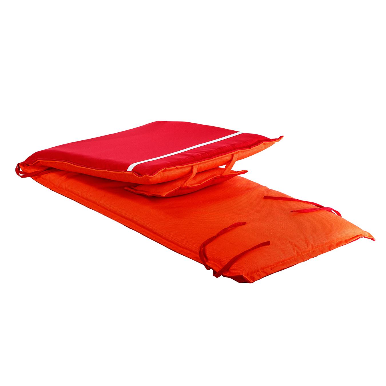 Матрас для шезлонга Ost-Fran LILU FL-132/105 190x60х5 см Красный меланж (3756) - фото 2 Матрас для шезлонга Ost-Fran LILU FL-132/105 190x60х5 см Красный меланж (3756) - фото 2