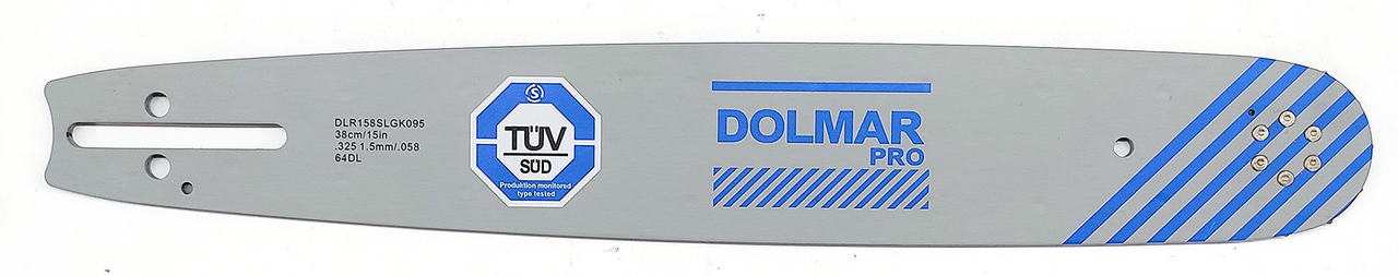 Шина для бензопилы Dolmar 64 звена 0 325 шаг 38 см 15" (1665164458)