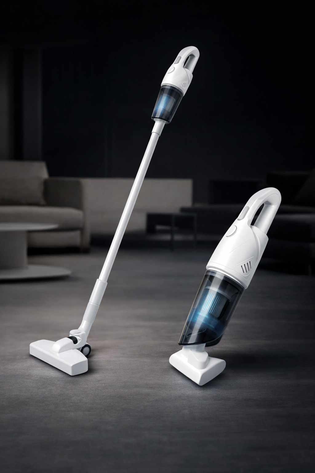 Пылесос беспроводной XL-1610 2в1 для уборки дома и авто 0,6 л 20000 Па 50 Вт 9А 7,4 V 2000mAH аккумуляторный 2 режима