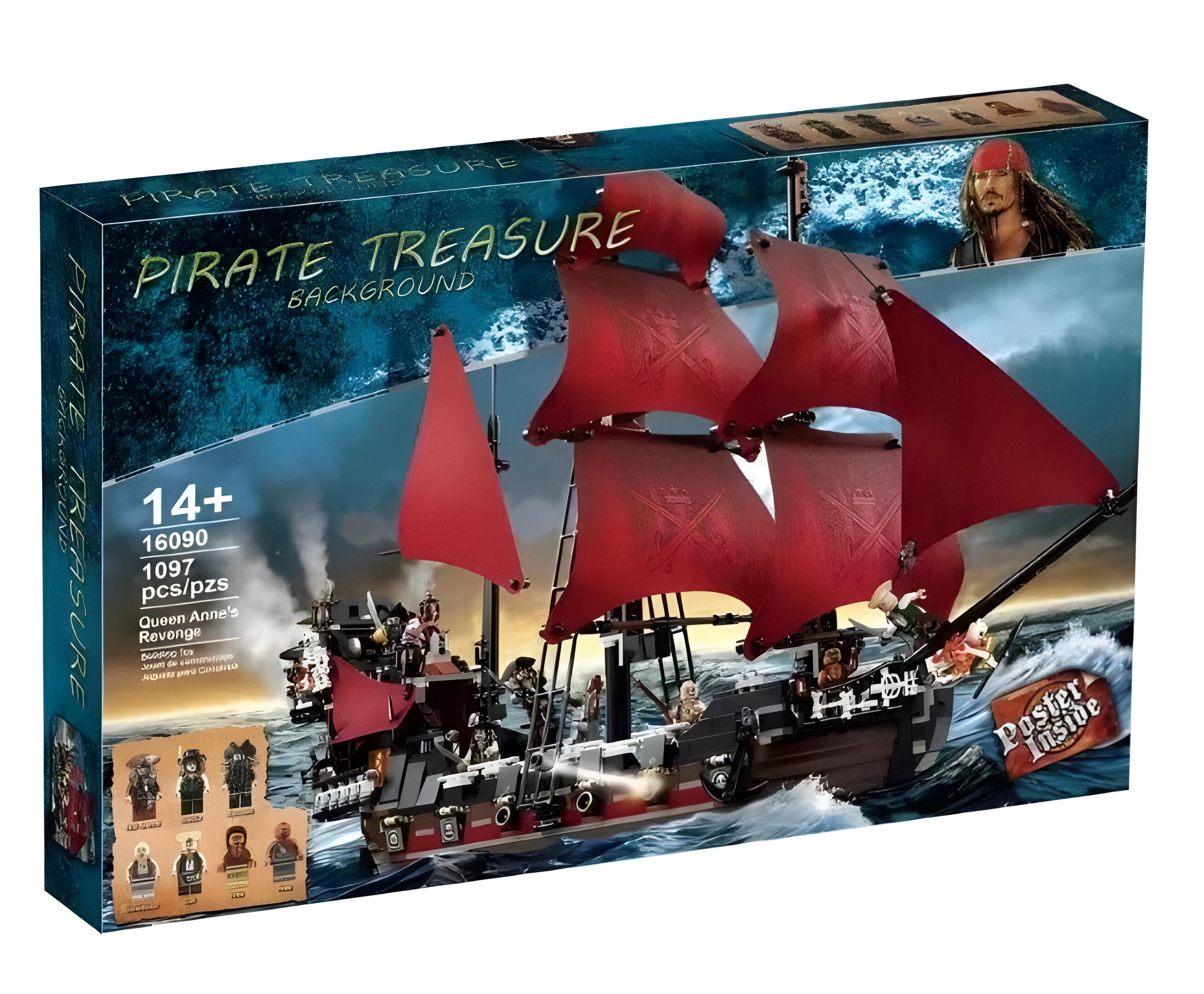Конструктор Пірати Карибського моря "Помста Королеви Анни" 1097 деталей (16090) - фото 3 Конструктор Пірати Карибського моря "Помста Королеви Анни" 1097 деталей (16090) - фото 3