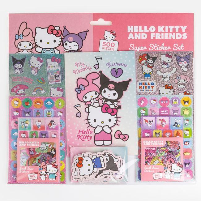 Набор наклеек для девочки серия Hello Kitty&Friends Куроми Синамарон 500 шт.
