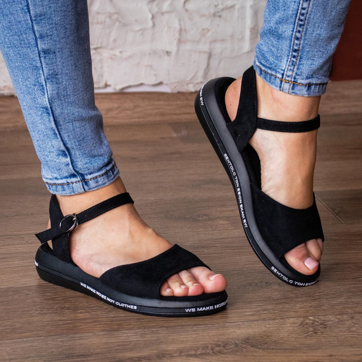 Босоножки женские Fashion р. 36 23,5 см Черный (2969)