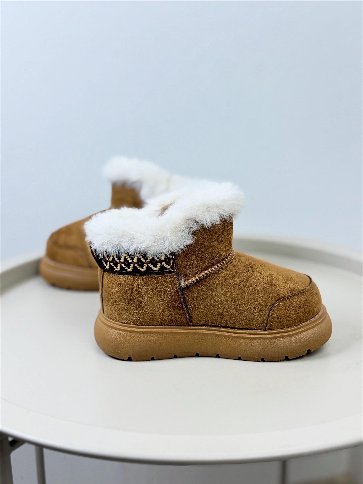 Ботинки детские зимние 1670 р. 29 Бежевый (30584178) - фото 4