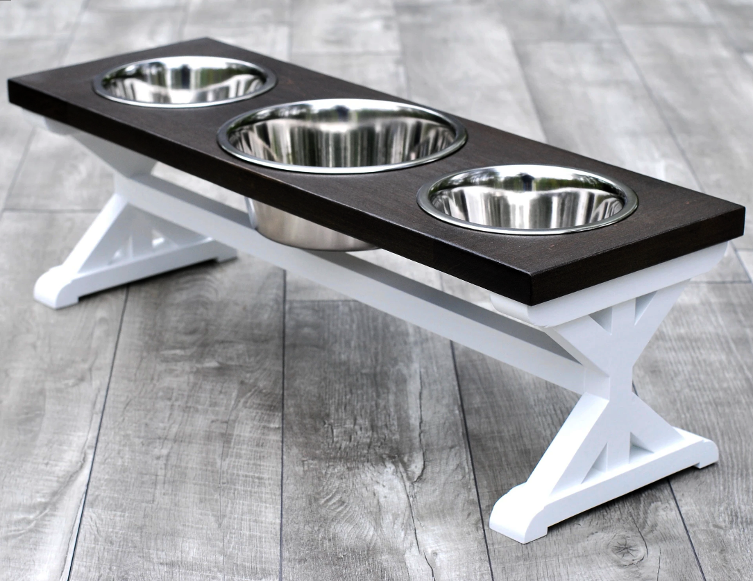 Подставка под миски для собак из дерева Кежма Зефир/Венге (ПСО-00172012)