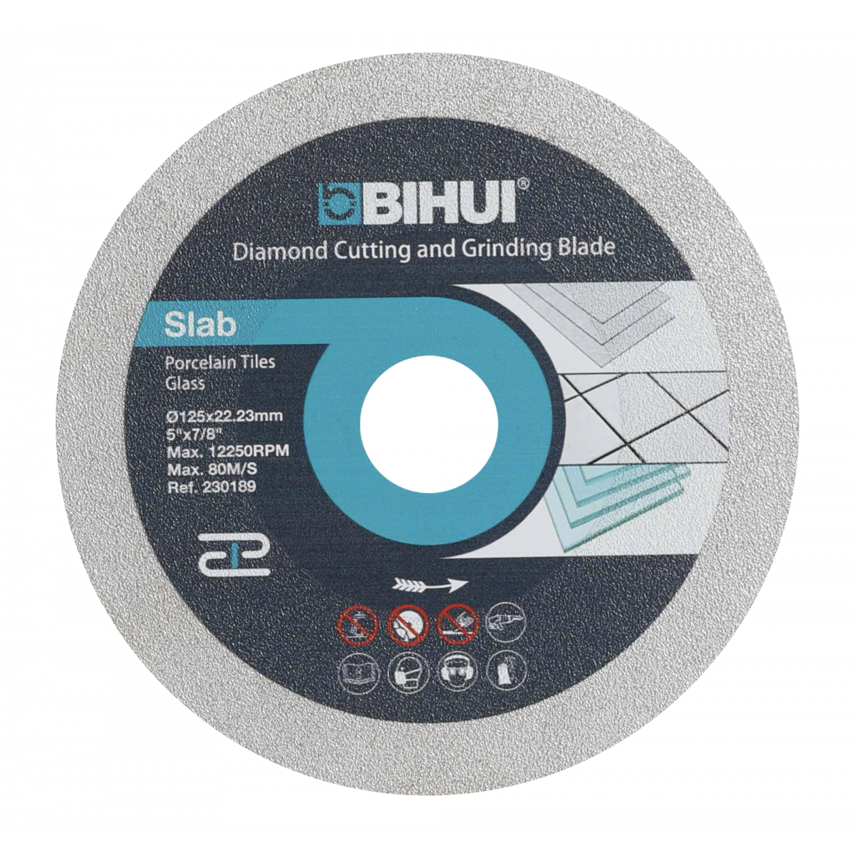 Диск алмазний BIHUI POLISH DRY 125x1,0x22,23 мм (DPG125)