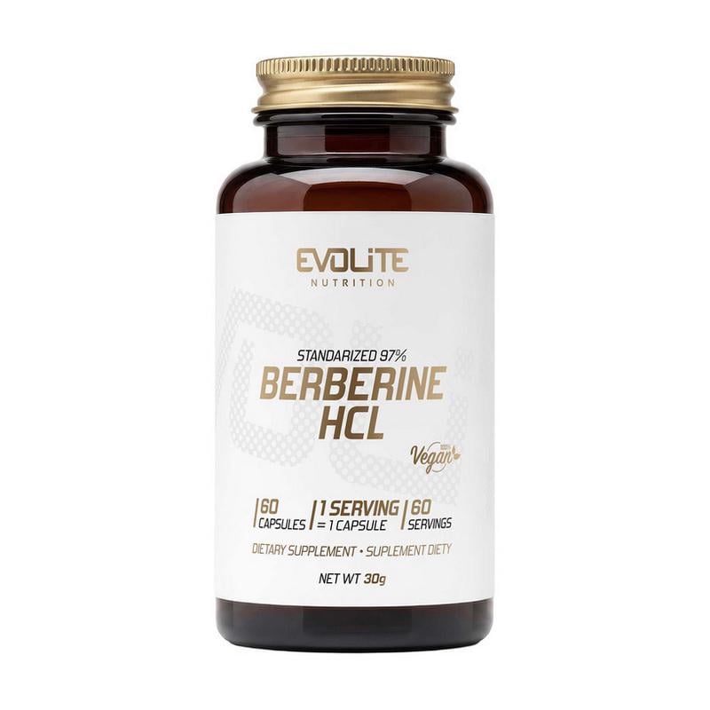 Гидрохлорид Берберин Evolite Nutrition Berberine HCL 400 mg 60 вер. капс.