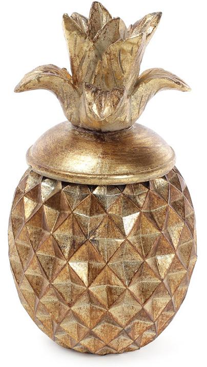 Шкатулка декоративная Adeola Ананас 26 см (BD-434-115)
