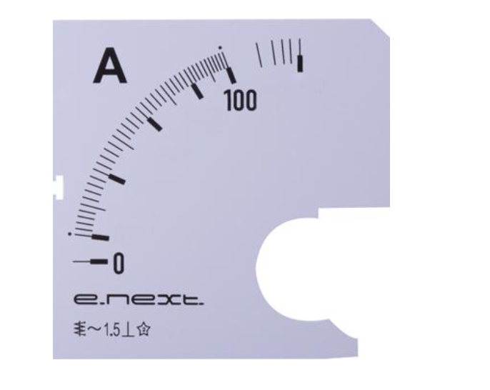 Шкала для амперметра E.NEXT e.meter72.a100.scale 100A АС 72х72 мм (s066011)