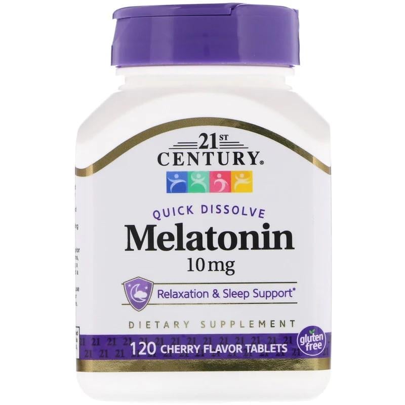 Мелатонин 21st Century Melatonin 10 мг 120 таблеток Мелатонин 21st Century Melatonin 10 мг 120 таблеток
